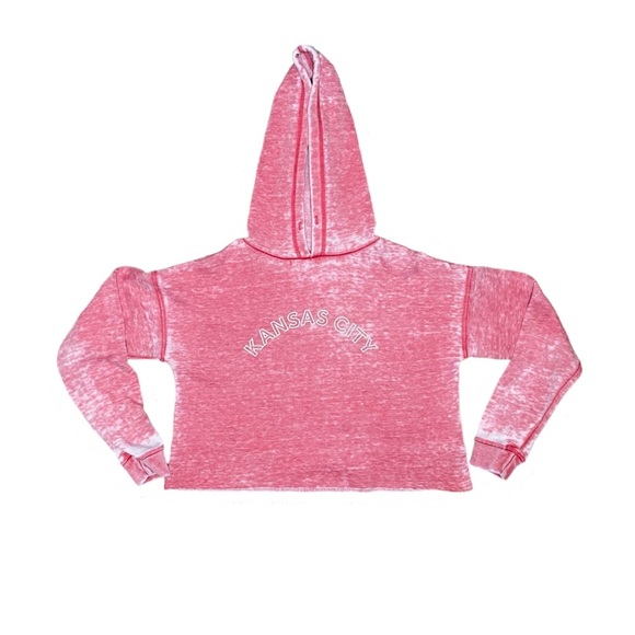 Chicka-d Kansas City Cropped Sweatshirt Size Small - Picture 1 of 6
